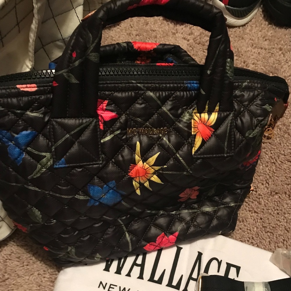 NWT MZ Wallace Small Sutton Scattered Flowers